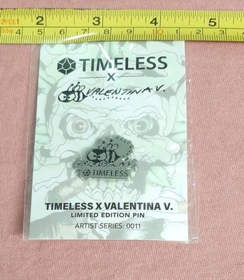 RARE Timeless Vape X Valentina V Vargas Limited Edition Artists Pin NEW 