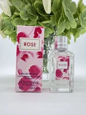 L'Occitane Rose Eau de Toilette  7.5 ml /  .25oz Travel Size