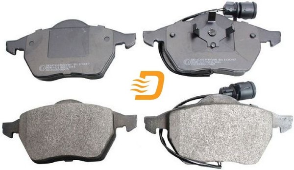 Denckermann B110047 Bremsbelagsatz FüR Scheibenbremse Bremsbelagsatz FüR Audi-image