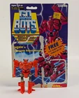 1986 Vintage Bandai Tonka Gobots Bugsie Monster & Original Package Figure