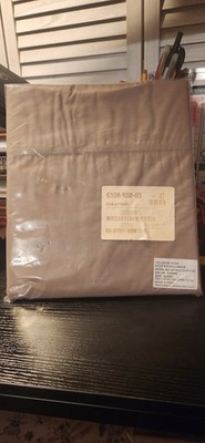 The Company Store Queen Flat Sheet 100% Supima Cotton Cinder Color