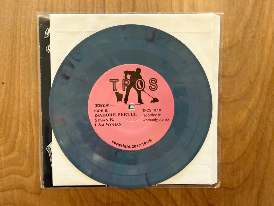 Tiny Tim & Isadore Fertel Split 7" Unreleased Tiny Tracks TPOS 2017 Vinyl Single - Image 4 of 4