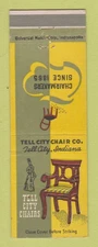 Matchbook Cover - Tell City Chair Company Tell City IN