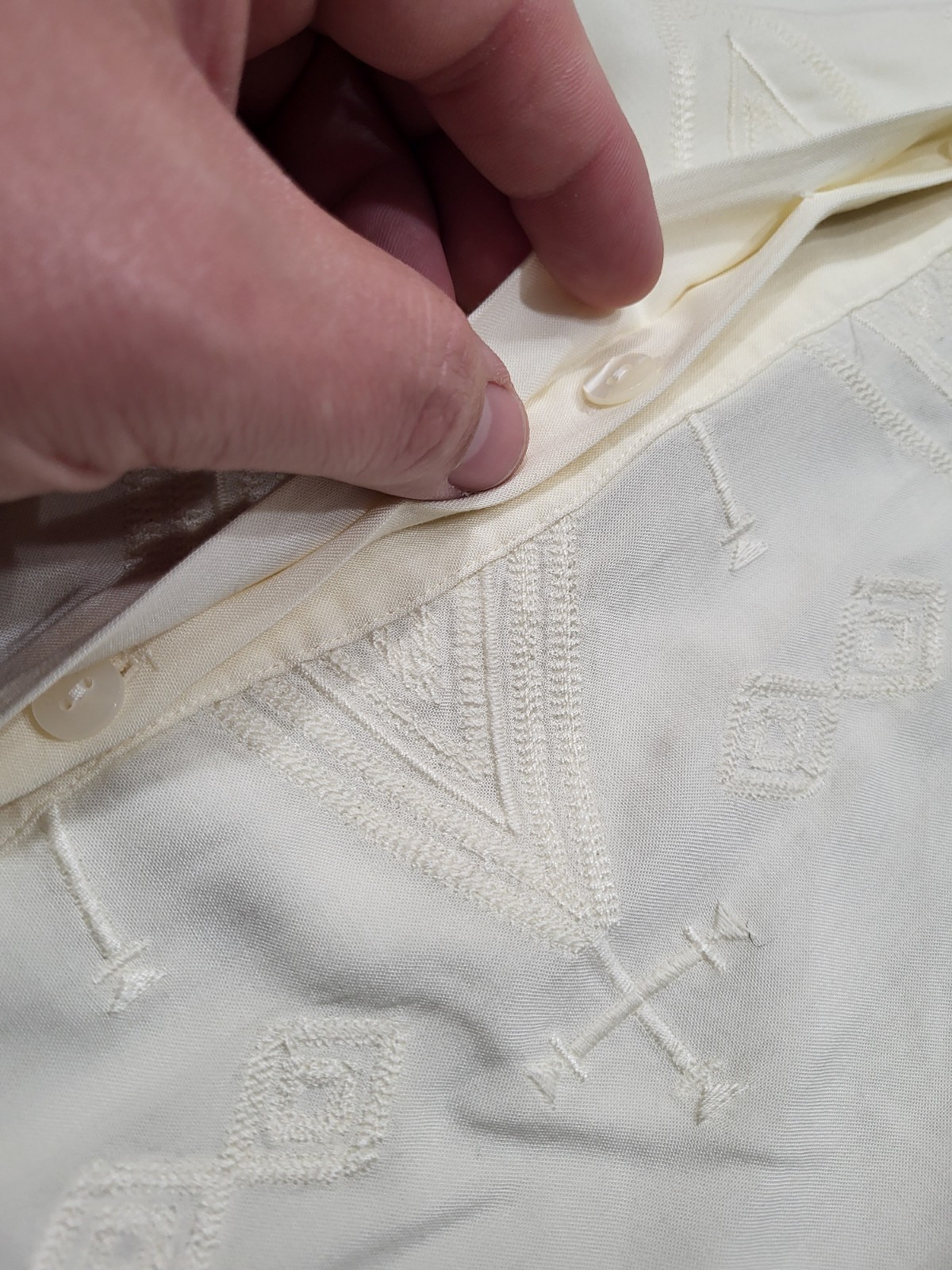 Pendleton Blouse Women’s Rayon Large Button Down … - image 6