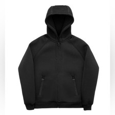 Alexander Wang x H M Black Neoprene Hoodie, Size XS, EUC