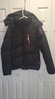Salomon CLIMAPRO 10k Down Ski Jacket Womens L (Fits M) Puffer Coat