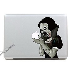 Apple MacBook Laptop Sticker Vinyl Decal Disney Snow White Zombie Dead Princess