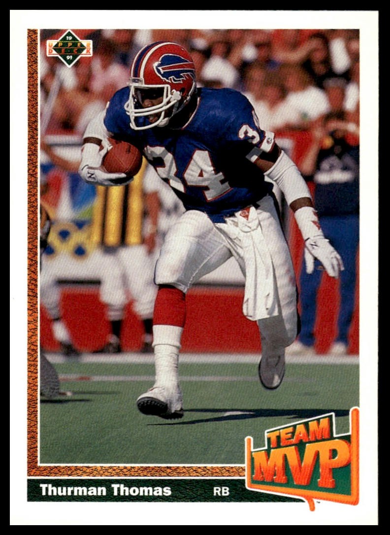 1991 Upper Deck #452b Thurman Thomas