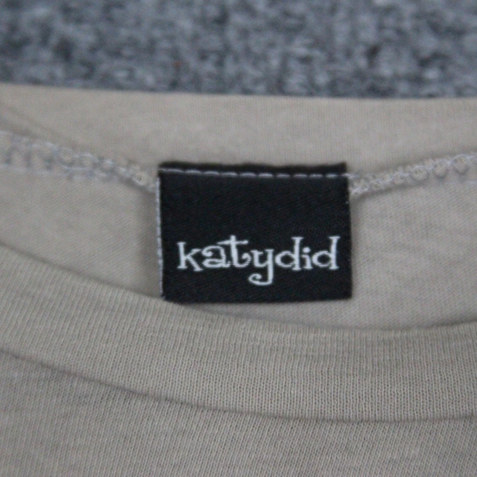 Y2K Katy Did Womens Top Large Rhinestone Embellished Forever Love Grunge Fairy - Image 2 of 4