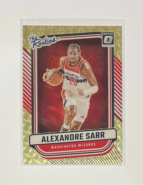 2024-25 Panini Donruss Optic - Alexandre Sarr The Rookies Gold Vinyl 1/1🔥🔥🔥🔥