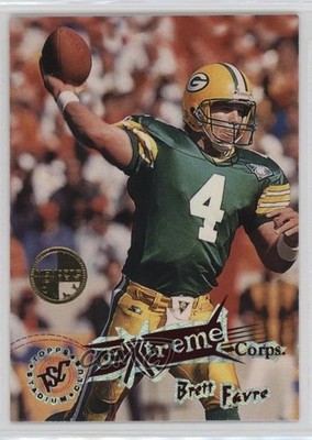 1995 Stadium Club Extreme Corps Members Only Diffraction Brett Favre HOF 0n2g