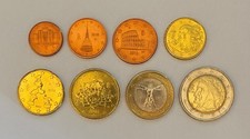 Full set of ITALY uncirculated Euro coins 2010