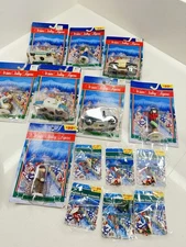 Winter Village Figures Lot – Cars, People, Miniatures