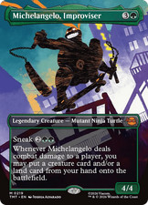 Michelangelo, Improviser - TMT - 219 - Borderless - NM - MTG