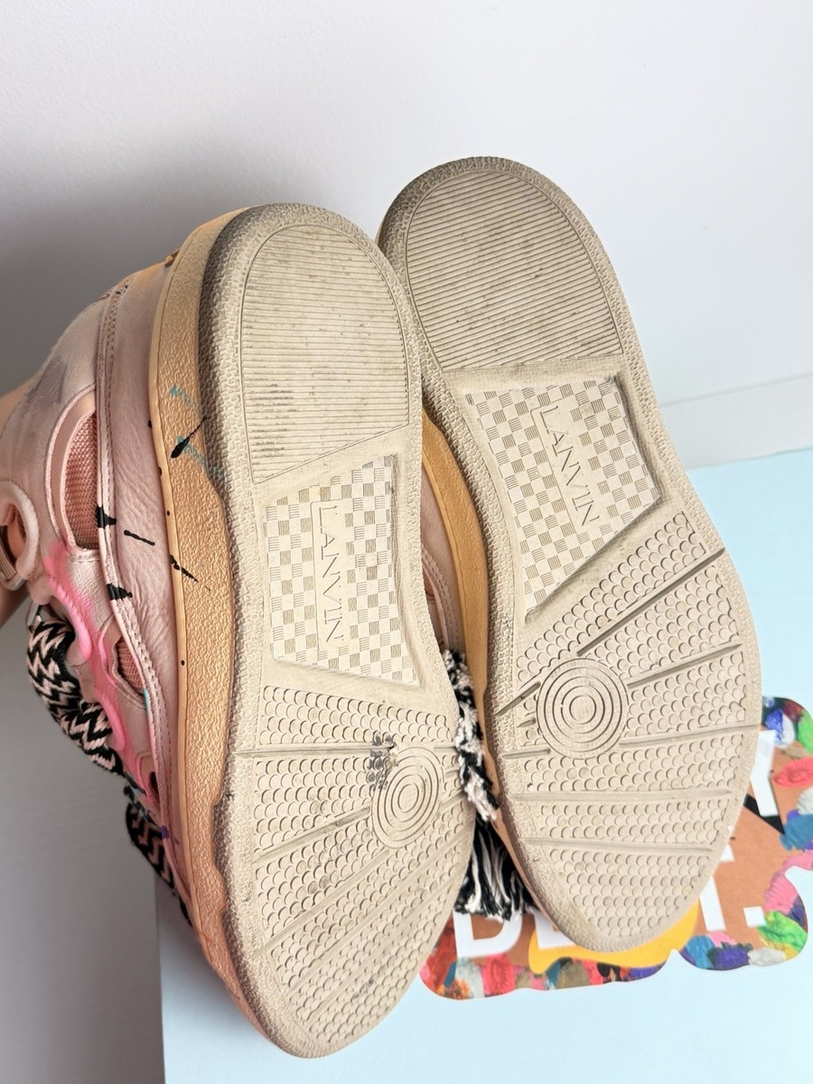 Lanvin Curb x Gallery Dept. Sneakers Pink/Multicolor SZ 44 (US 11