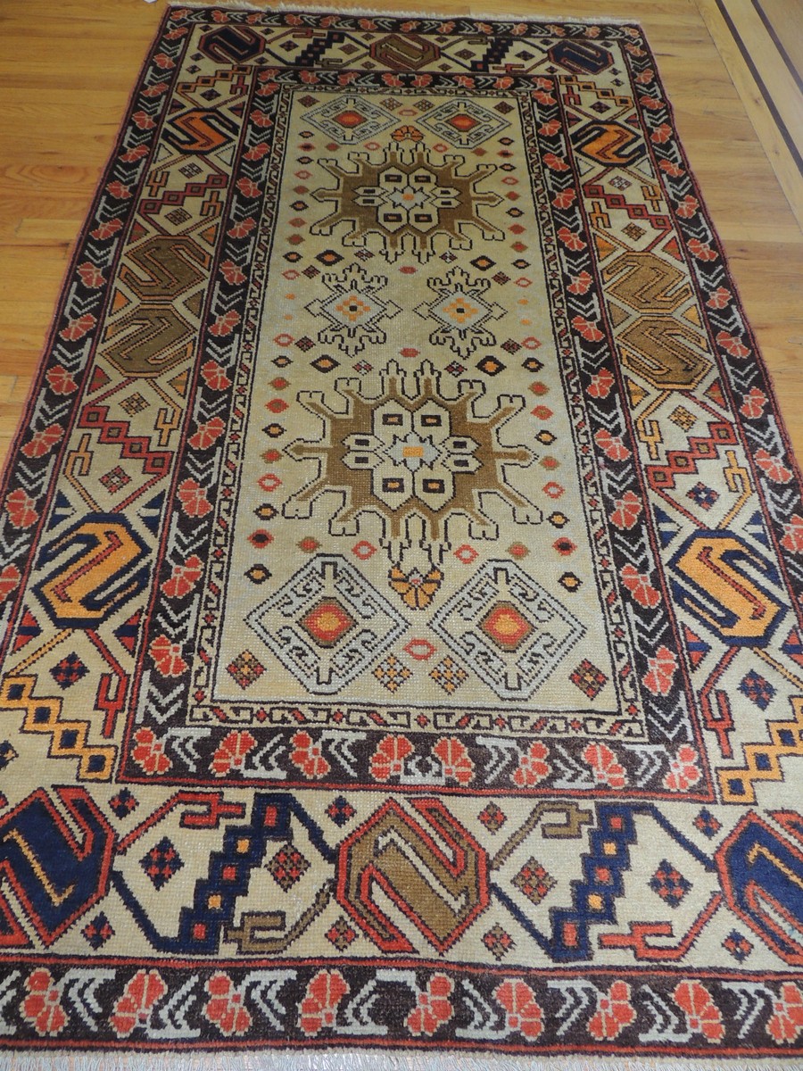 4x6 5x7 Tribal Indian Oriental Area Rug semi-antique