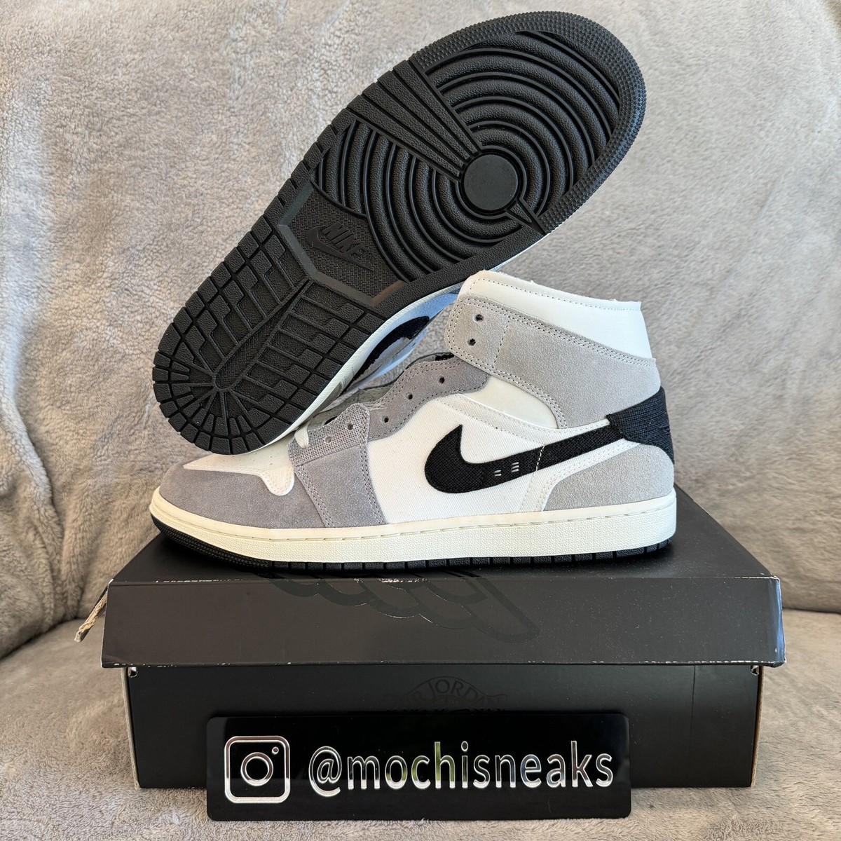 Nike Air Jordan 1 Mid SE Craft Men display picture 2