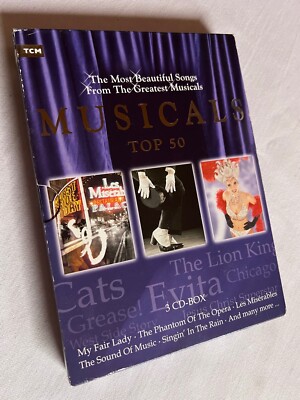 Musicals Top 50 The Most Beautiful Songs From The Greatest Musicals  | 3-CD 469