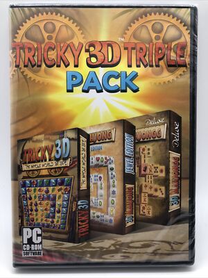 Tricky 3D Triple Pack PC CD-ROM Software, Win XP, Vista, 7, 8