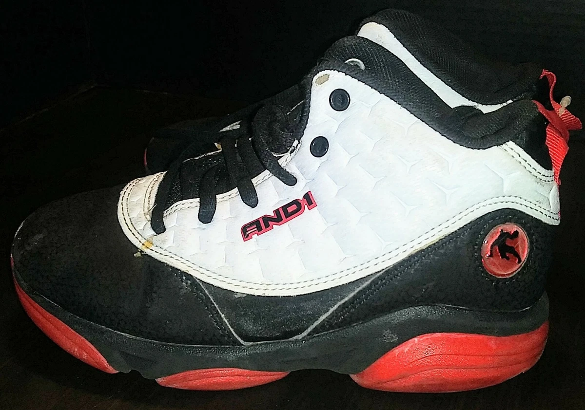 and1 shoes red and white