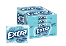 Extra Smooth Mint Sugarfree Gum 15 Count (Pack of 10)