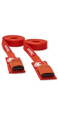 Northcore Roof Rack Straps / Tie Downs 3.6M NOCO22 - Red