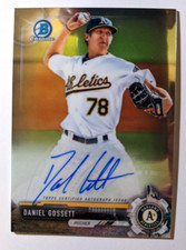 2017 BOWMAN CHROME AUTO DANIEL GOSSETT (K)