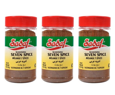 Sadaf Seasoning 7 spices - Lebanese Blend of Spices - 5 Ounce (Pack 3) 