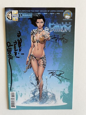 ALL NEW FATHOM #1 Special Reserved Edition Aspen SIGNED Wohl & Steigerwald 2013