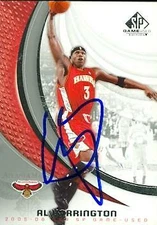 Al Harrington autographed Basketball Card (Atlanta Hawks) 2005 Upper Deck SP #1