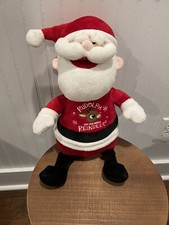 Dan Dee Rudolph The Red Nose Reindeer Santa plush Light Up/Talking READ