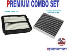 Engine Air Filter + CHARCOAL Cabin Air Filter FOR 17-23 NISSAN KICKS 20-23 VERSA