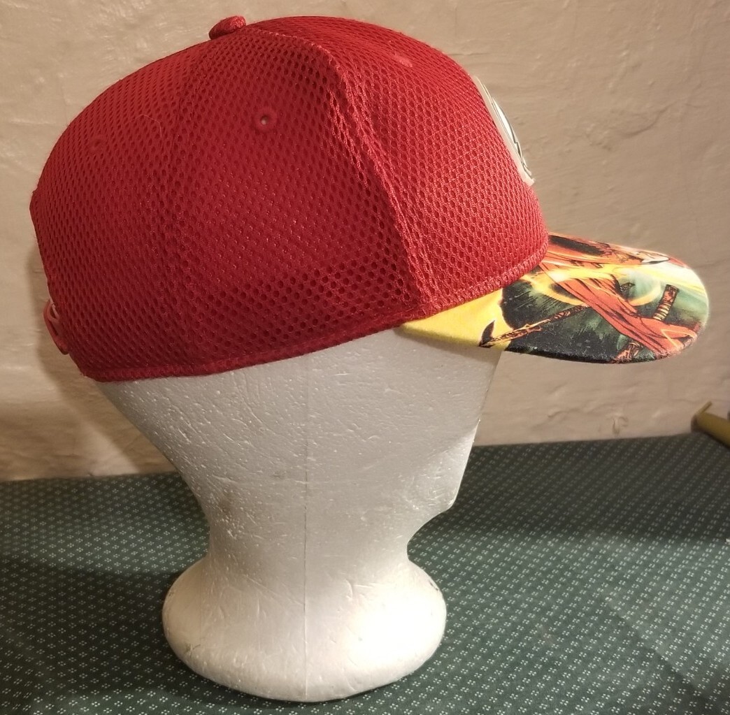 DC The Flash Snapback Adjustable Cap Hat Red - image 2