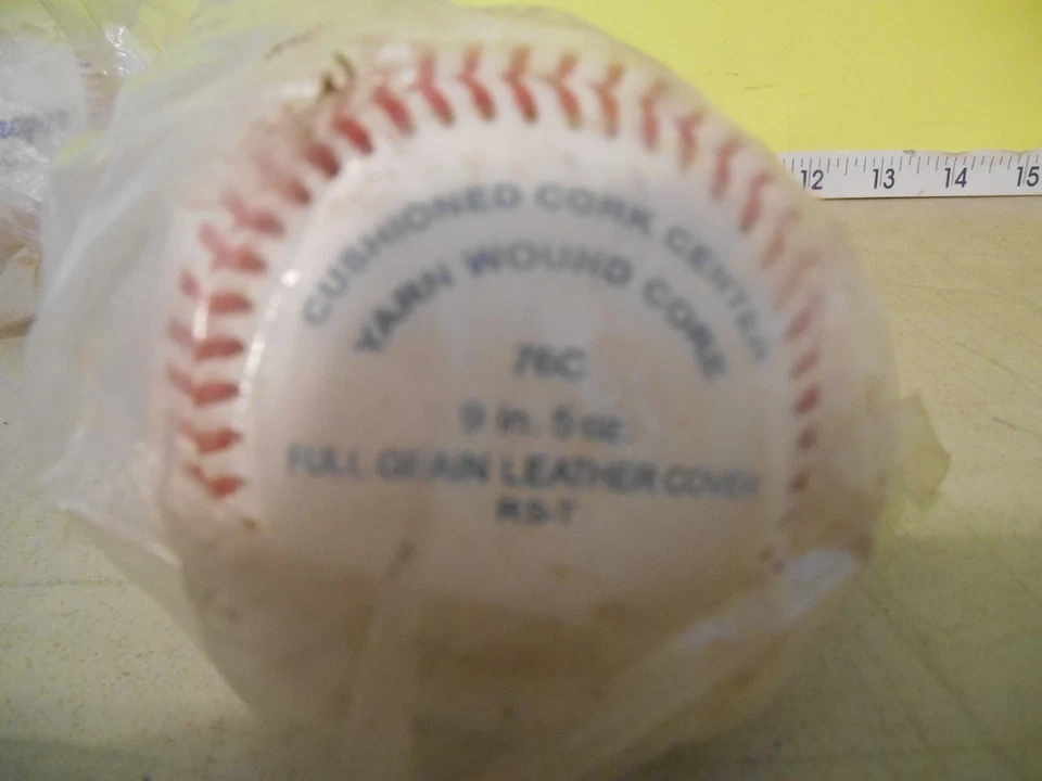 Lot of 3 Macgregor 76C Little League Baseballs RARE Brand Seled Leather cover - Image 4 of 4