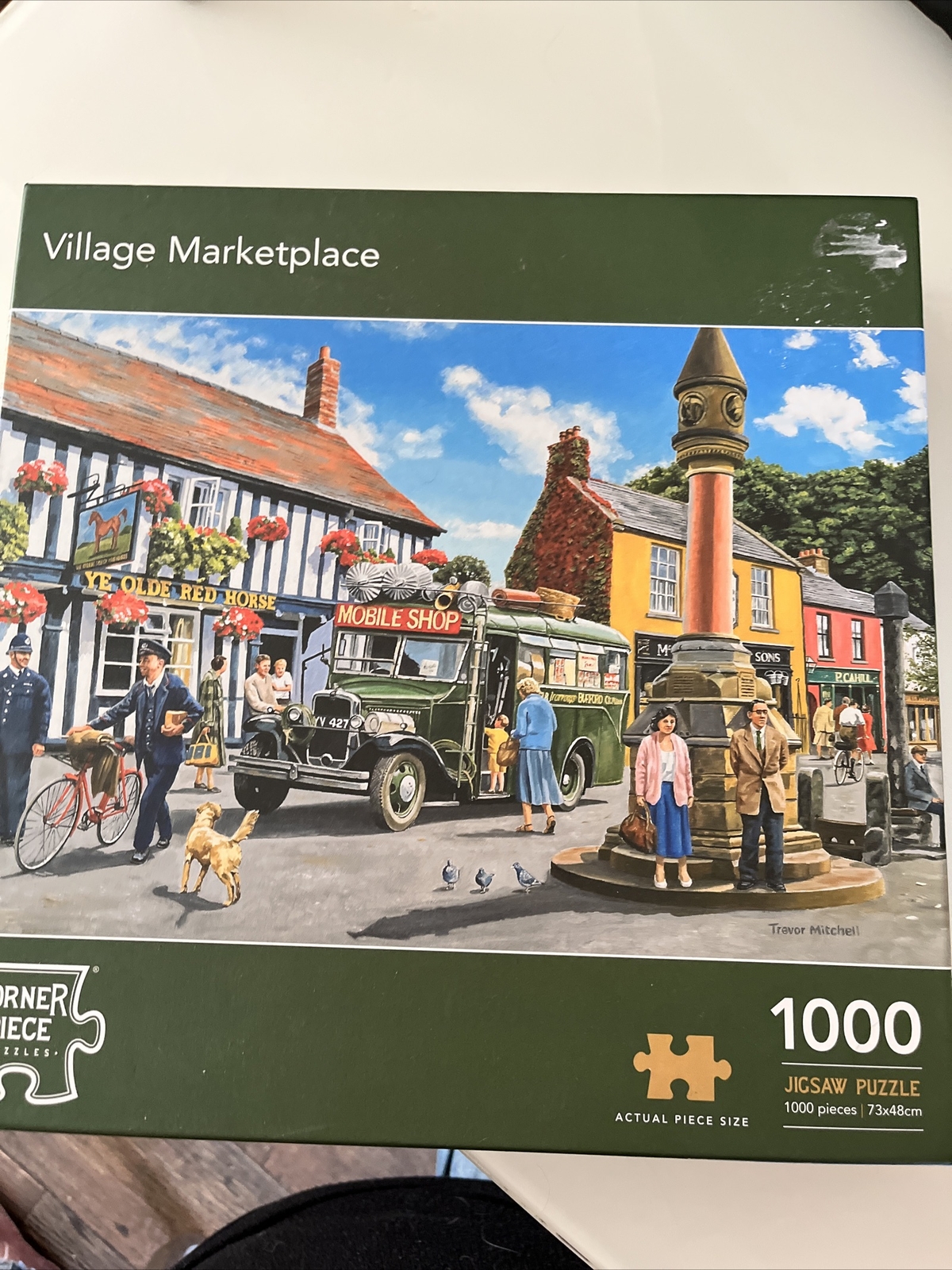 TheWorks Village Marketplace 1000 Piece Jigsaw Puzzle