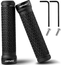 Hapleby Premium Bike Handlebar Grips, Single/Double Lock-On Bike Handlebar, Prof
