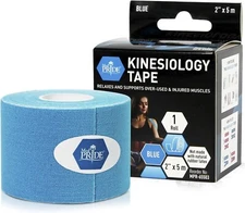 KT Tape Roll Cotton Kinesiology Elastic Athletic Sports Roll 2” x 16.4 Feet Blue