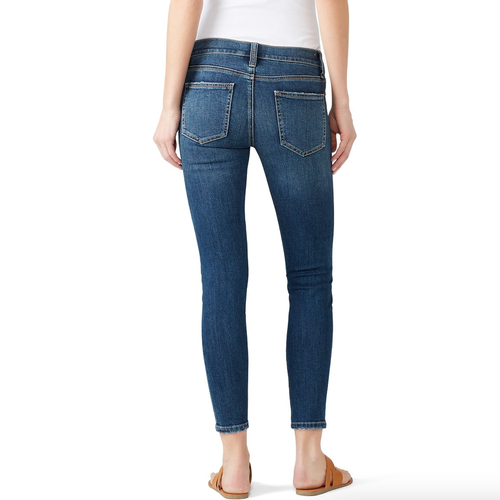 Current Elliott Skinny Ankle Crop Jeans Medium Wash Blue Women's Size 29 - Picture 2 of 10