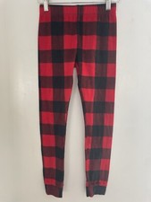 Cat  Jack Kids Girls Buffalo Plaid Super Soft Fleece Pull On PJ Pants Red Sz 8
