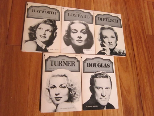 Lana Turner, KIRK DOUGLAS Pyramid Illustrated History of the Movies LOT OF 5 #LR