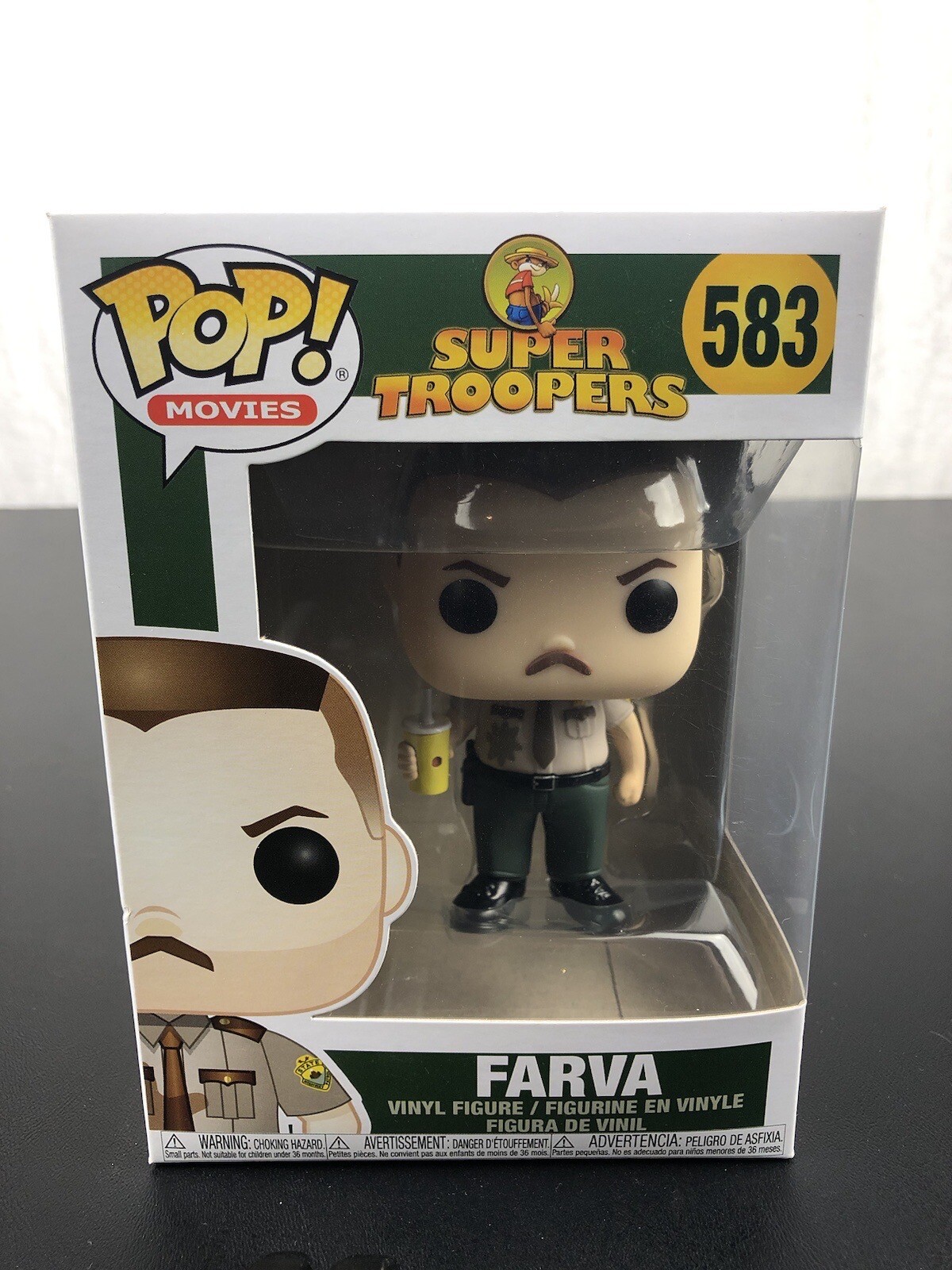 Funko Pop! Figura De Vinilo Super Troopers Farva #583 Nueva En Paquete