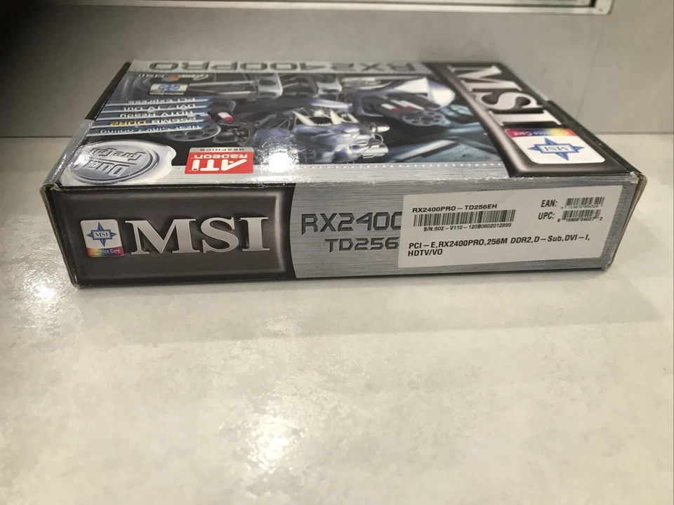 ATI Radeon Dual Core Cell 256MB DDR2 DVI/TV out  PCI Express Graphics C-D New - Image 4 of 4