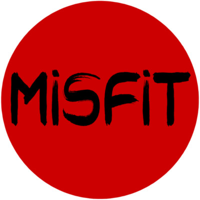 Misfit - 100 Pack Circle Stickers 3'' x 3'' - Unique Rebel Rebellious