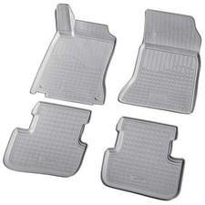 3D Gummi Fussmatten passend f&uuml;r MERCEDES A-Klasse | W176 | 2012-2018 | grau