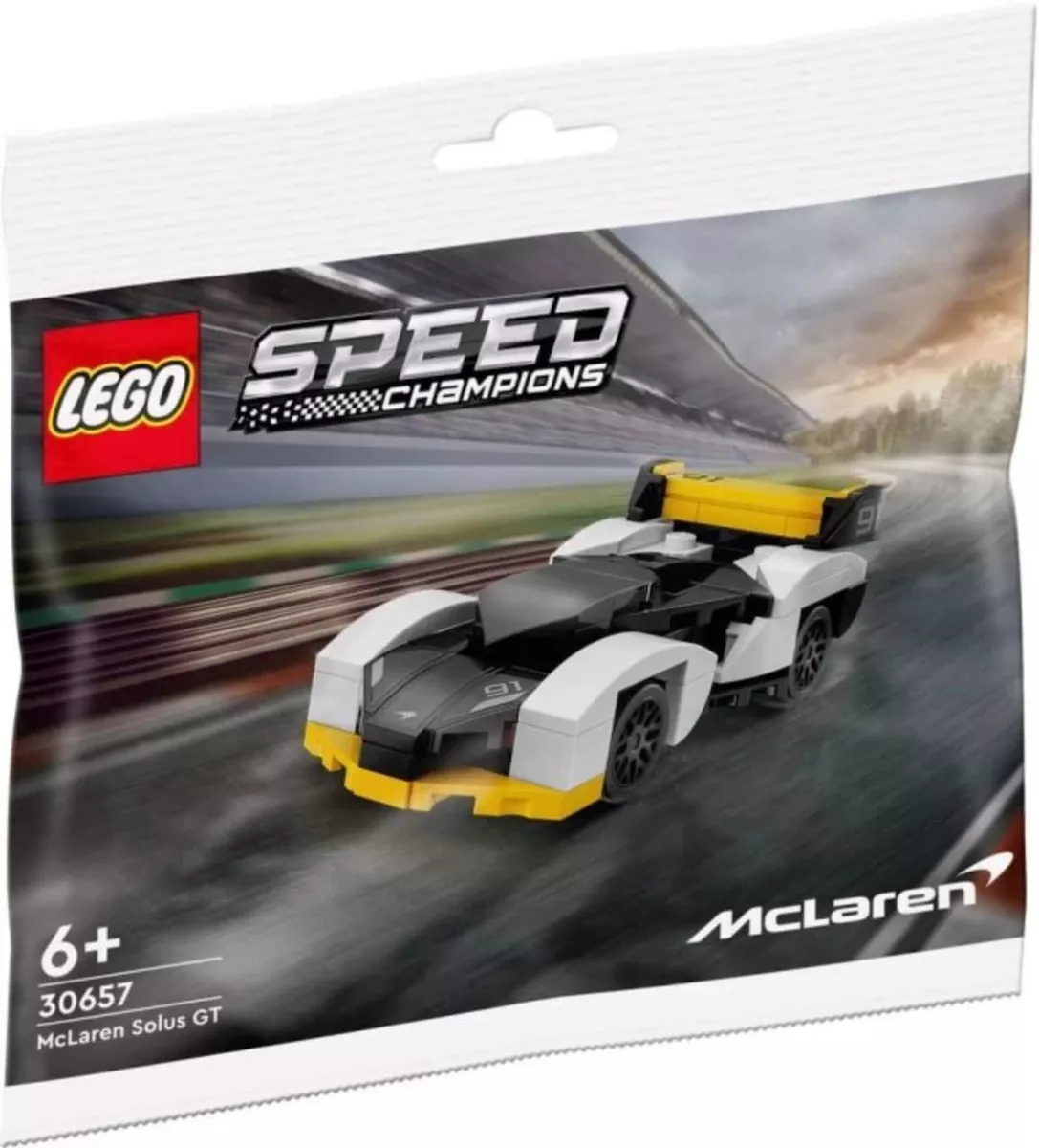 Speed Champions LEGO Polybag 30657 McLaren Solus GT Rare Collectable