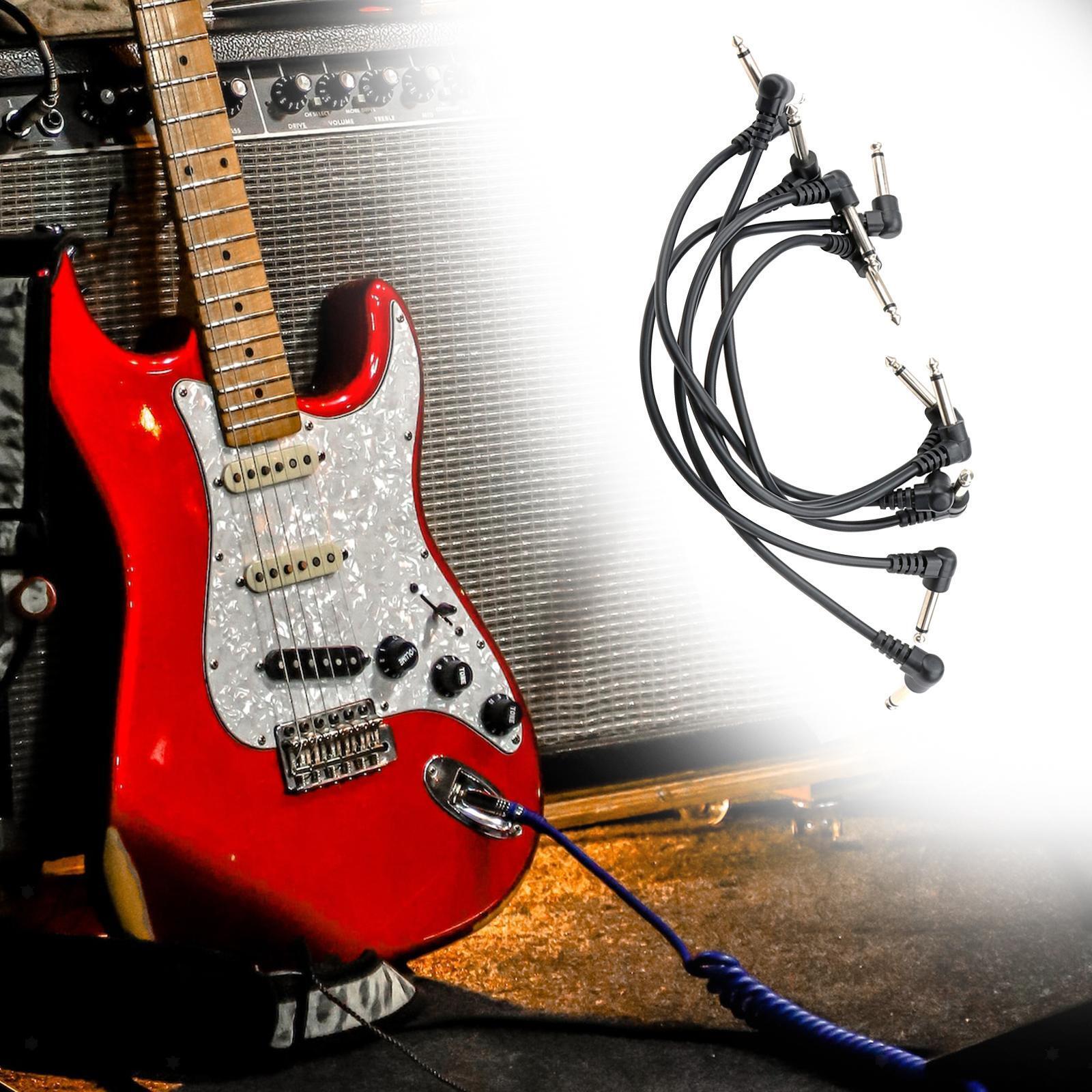 6 Pieces Guitar Effect Pedal Cable Bass Guitar pedalboard effect lines