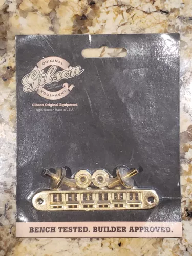 NOS 90s Gibson ABR-1 Tune-o-matic Gold Sealed in Original Packaging