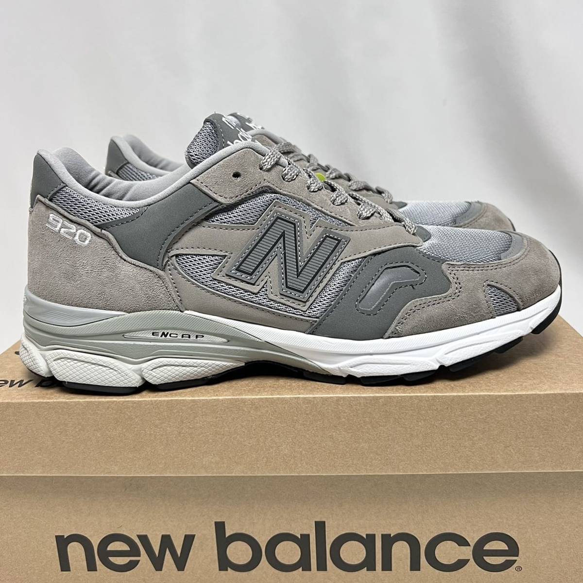 US 10 28cm New New Balance M920 GRY Made in England Gray Navy NEW  