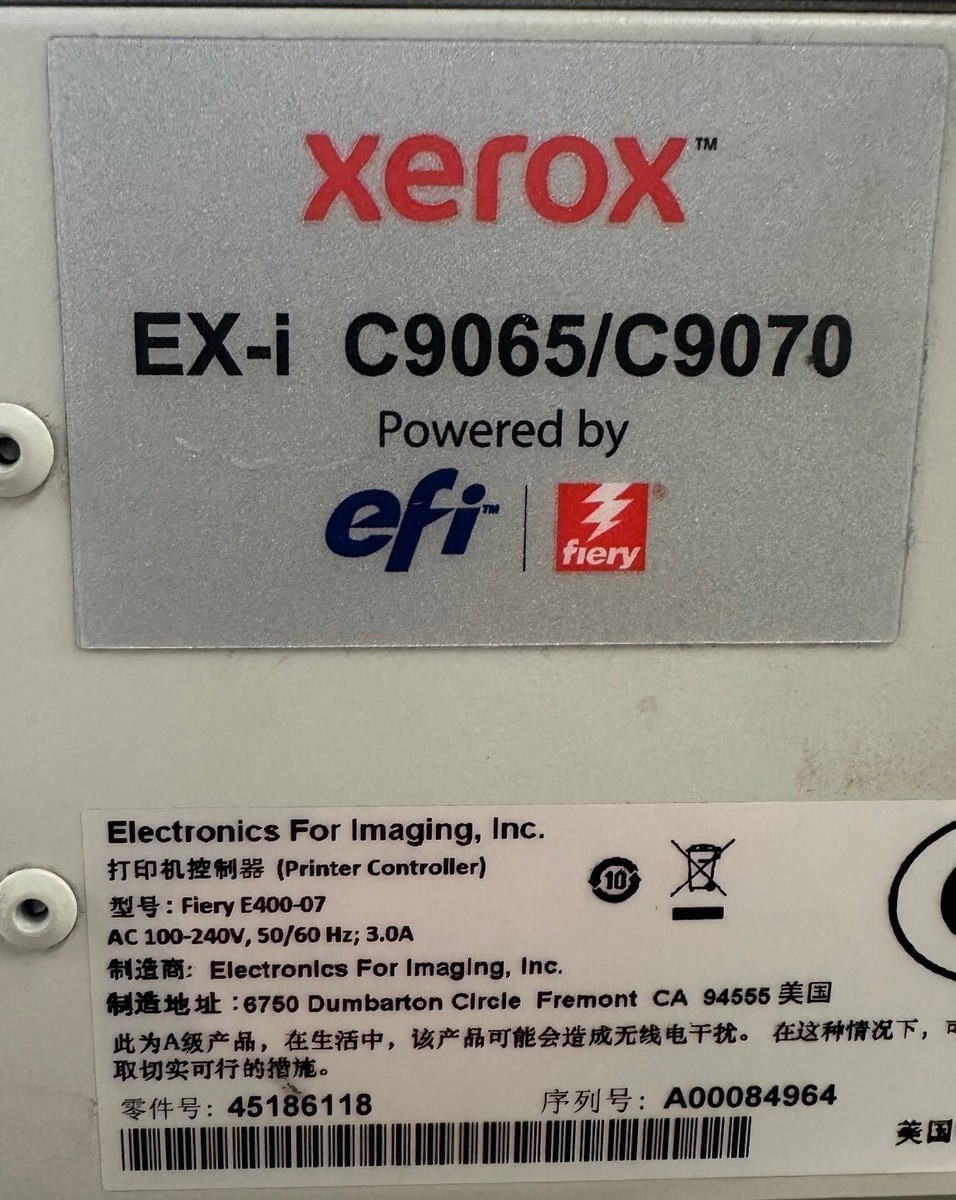 Xerox Primelink C9065/C9070 Fiery Print Server EX-i Controller