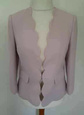 TED BAKER - RUBEYE - ABENDJACKE SMOKING ALTROSA/FLIEDER 3/4 Ärmel Gr. 10/12